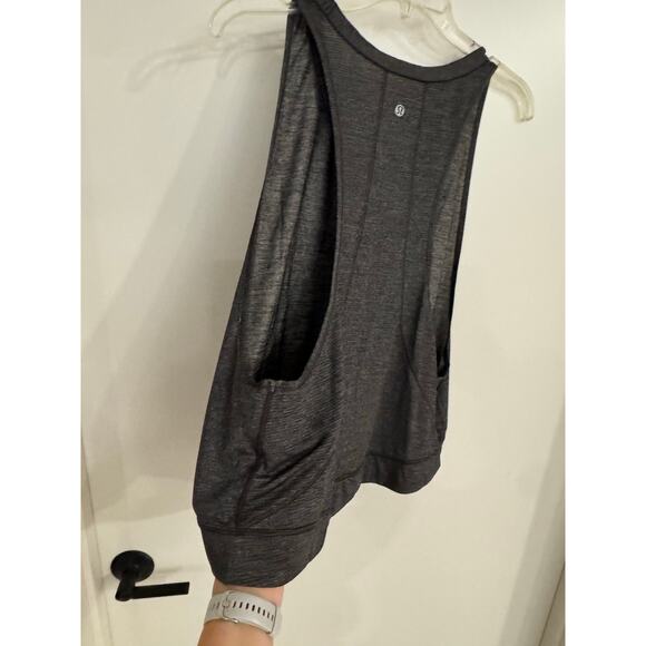 Lululemon Pace Perfect Tank | Size Large | Heathered Black Gray - Picture 6 of 6